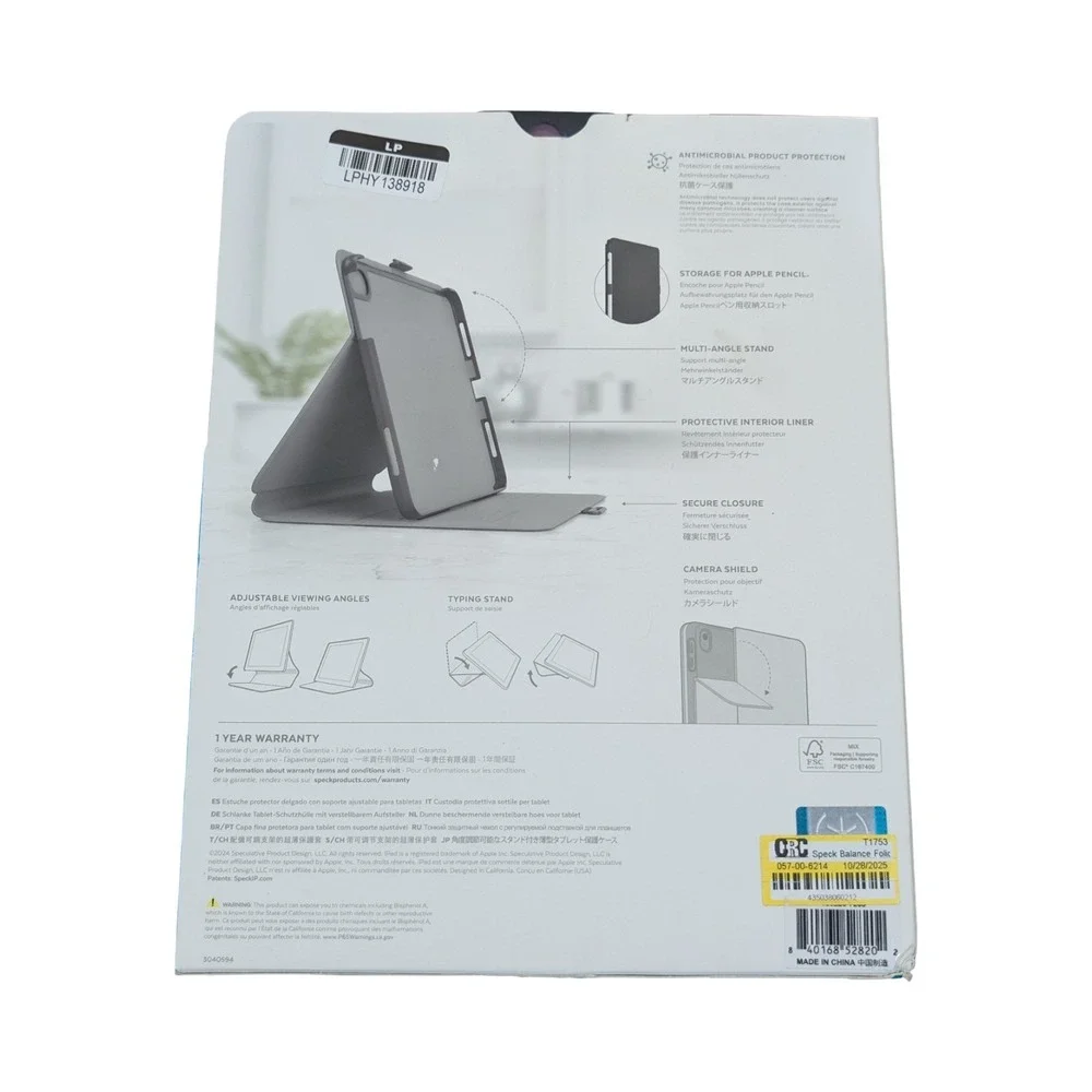 Nn3N Speck Balance Folio Case for iPad 10.9